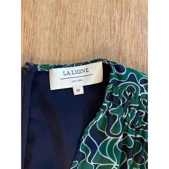 La Ligne Green and Blue Maxi Dress - Picture 2 of 10